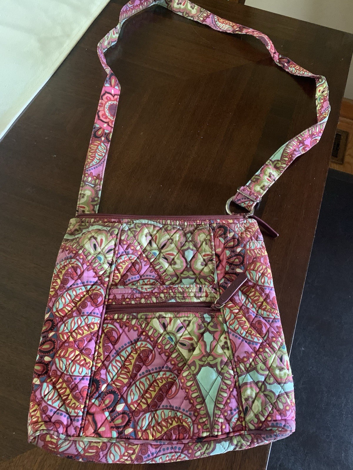 Vera Bradley Patchwork Quilted Shoulder Bag