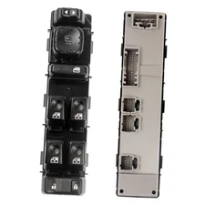 Front Left Power Master Window Switch with Folding Mirror Control 15883319