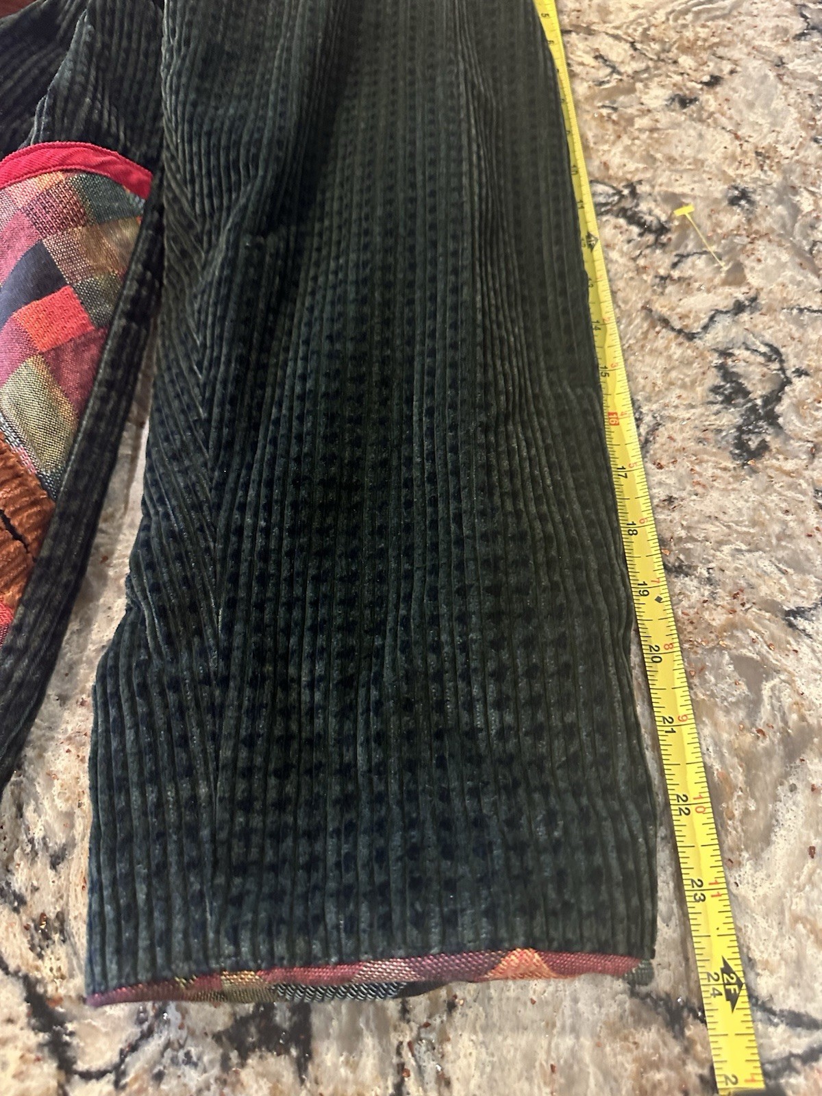 Canvasbacks Corduroy Patchwork Jacket Barn Coat S… - image 11