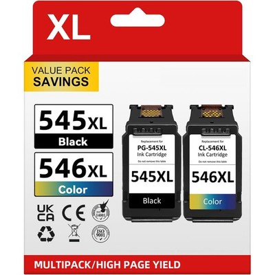 Patronen Für Canon PG-545XL CL546 PIXMA TS305 TS3150 TS3350 TS3351 TS3450 MG2450