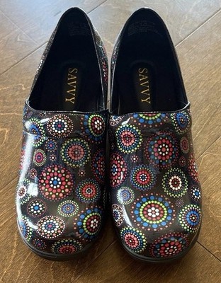 NWOT prof Nursing clogs aerocushion/memory foam insole  Slip Resistant Size 8