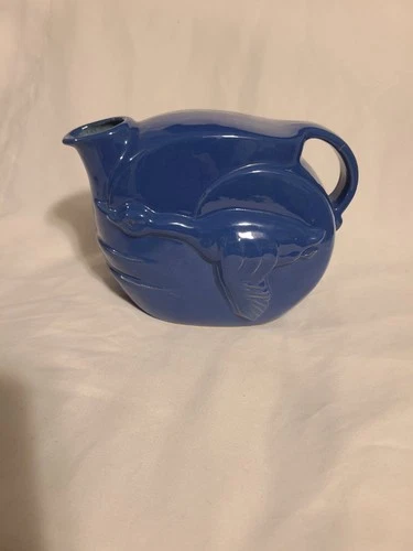 Old Frankoma Art Pottery Jug #90 Oklahoma Pond 1936 Scarce Royal Blue!