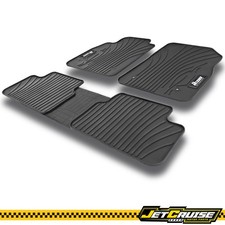 Fits 08-16 Chevy Cruze Floor Mats Carpets Liner All Weather 5pcs Latex Black
