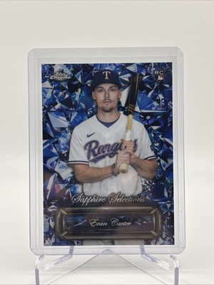 2024 Topps Chrome Sapphire Edition  EVAN CARTER  Sapphire Selections RC  #SS-4