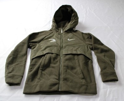 オリーブ Nike 3BRAND Boy's Arctic Fleece Water Resistant Hooded Jacket CN6