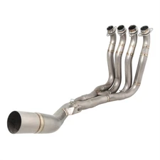 Titanium Slip On Exhaust System Header Link Pipe For Suzuki GSXR1000 2017-2024