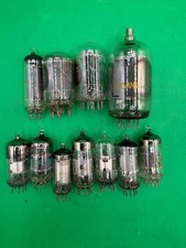 Lot of 10 Vintage Sylvania Mixed Vacuum Tubes Radio TV Amp Untested RE