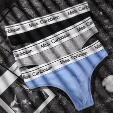 Soft Pouch Cotton Mens Sport Briefs Low Waist Briefs Lingerie Underwear
