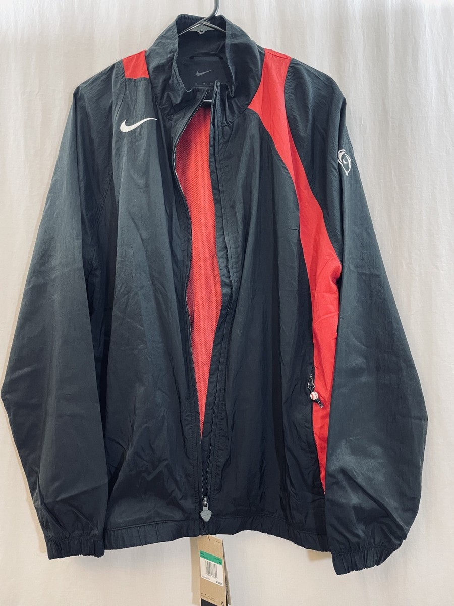 Nike Total 90 Repel Mens Soccer Track Jacket Black Red HQ3391-010