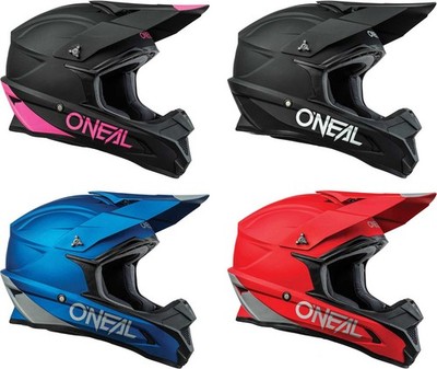 O'Neal 1 SRS Solid Helmet - Motocross Dirt Bike MX ATV UTV Motorcycle Off-Road