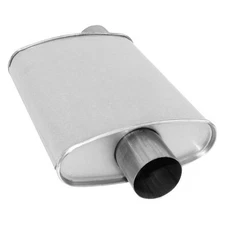 Exhaust Muffler AP Exhaust Xlerator Performance Aluminized Steel Oval Direct-Fit