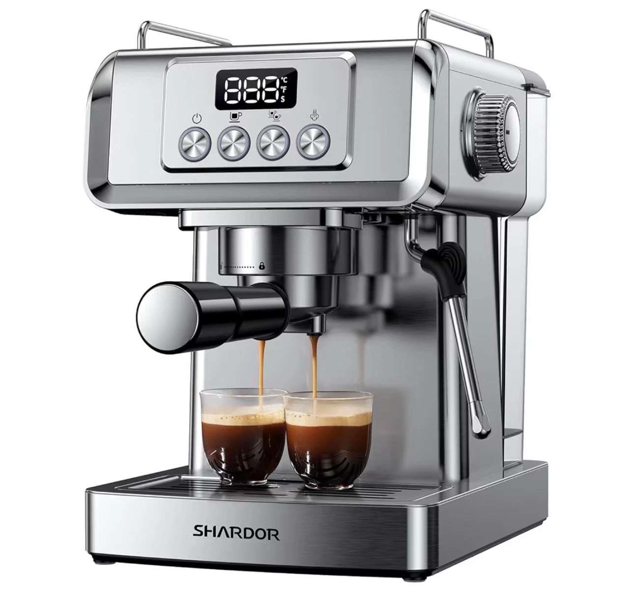 Shardor Espresso Machine 20-Bar Pressure Coffee Maker Latte Cappuccino Open Box