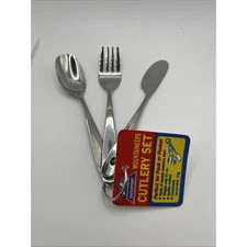 Safesport Mountaineers Cutlery Set Pocket Pack Spoon Fork Knife Camping Utensil