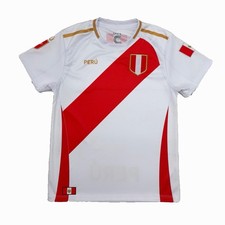 Peru soccer jersey Unisex White color