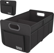 organizador maletero coche plegable impermeable 600d negro 2 compartimentos