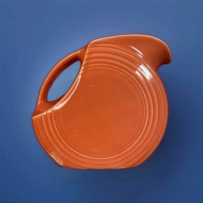 Fiestaware Fiesta Large 64oz DISC PITCHER RETIRED Orange PERSIMMON Homer Laughli