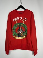 CHRISTMAS REINDEER Jumper - Large - Red - Great Condition -Men  s