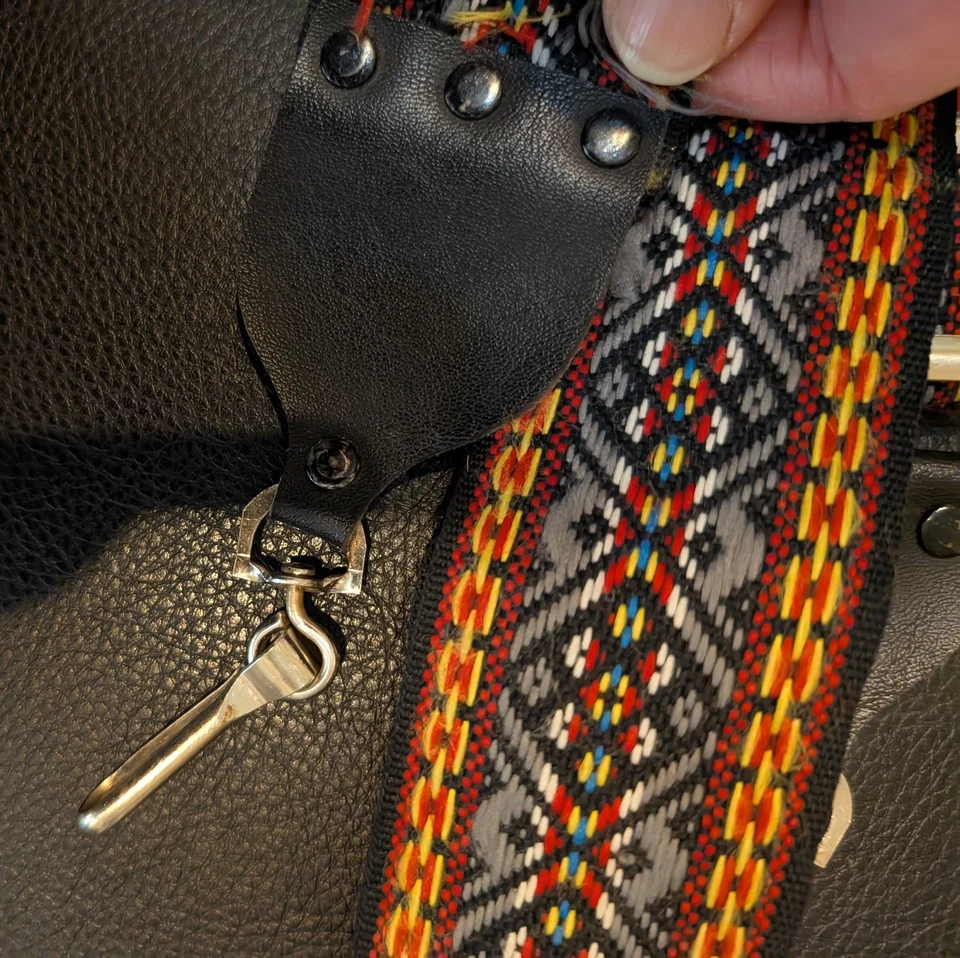 Ремешок для банджо Ace винтажный сине-золотой и красный без указания бренда - Изображение 4 из 4