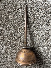 Vintage EAGLE 8” Copper Color OIL CAN Oiler Made in the USA