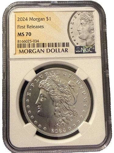 2024 Peace Silver Dollar, NGC  MS70 First Releases