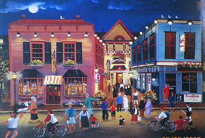 .PUZZLE.....JIGSAW.....FISHER......Tourist Town......500pc..