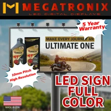 LED Sign Outdoor Full Color Double Sided LED Programmable Message Digital Sign