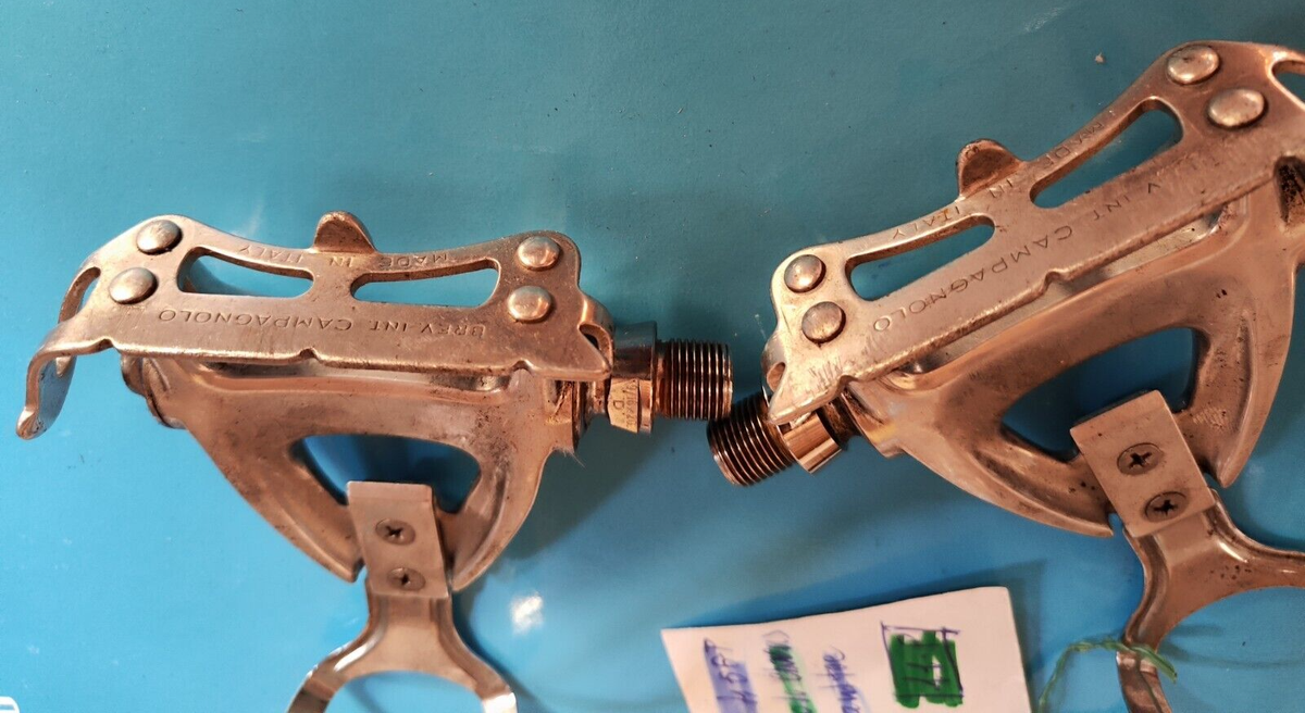 Pédales Campagnolo Chorus Vintage - Avec Clips Et Cales - Vélo Course