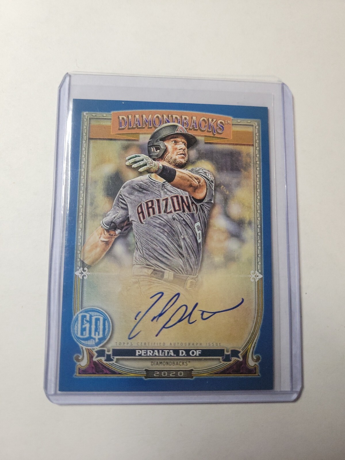 2020 Topps Gypsy Queen - Gypsy Queen Autographs Indigo #GQA-DP David Peralta...