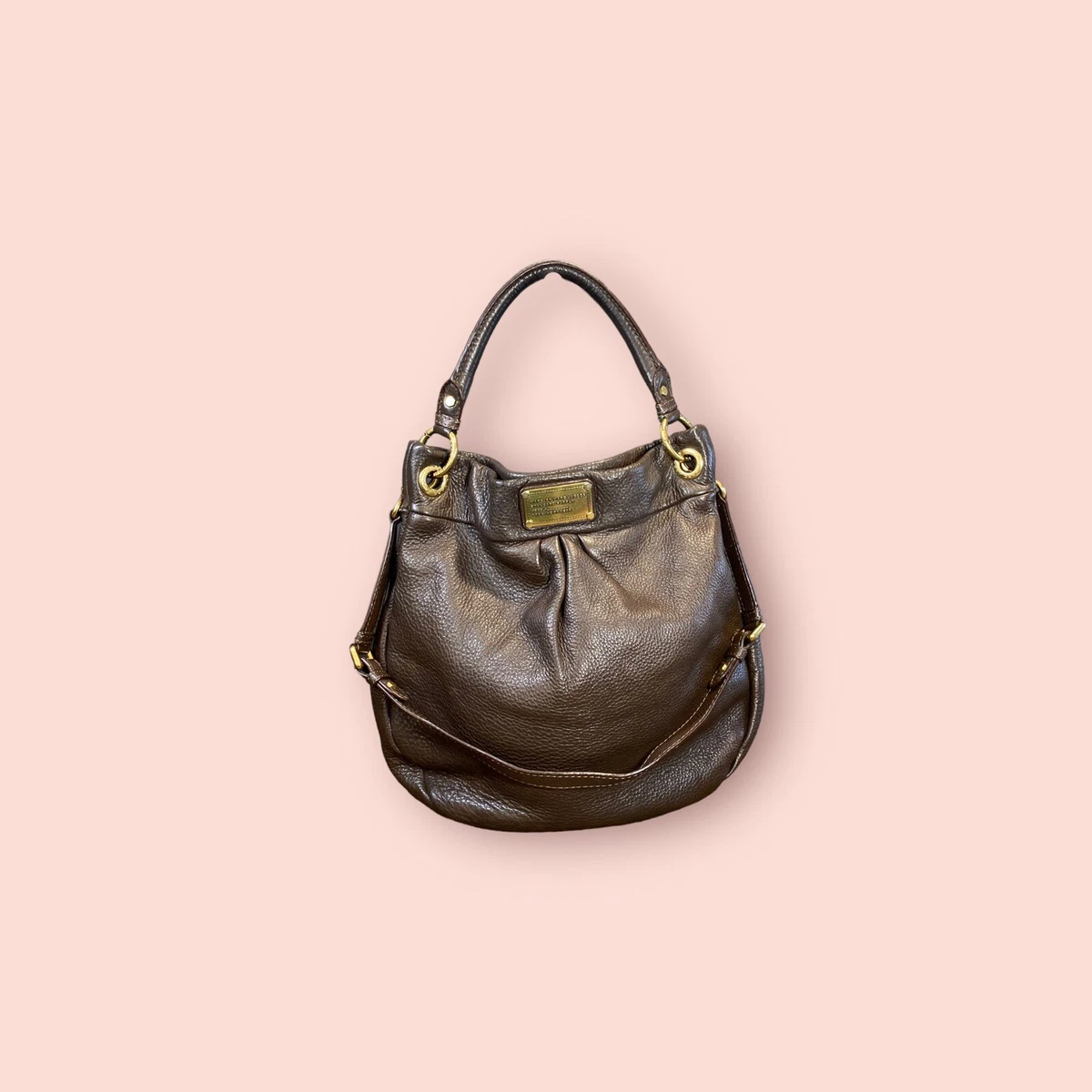 Marc by Marc Jacobs Classic Q Hillier Leather Hobo Bag - clothing