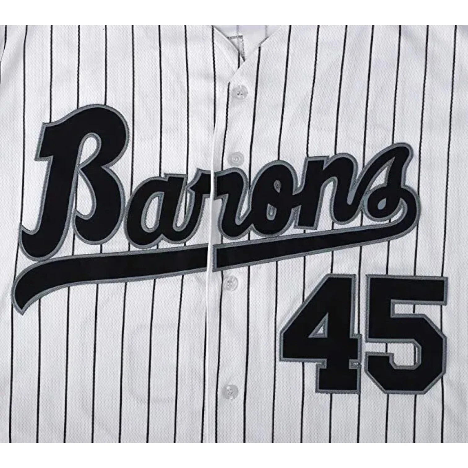 Tocament Birmingham Barons Michael Jordan 45 Baseball Jersey Black or White