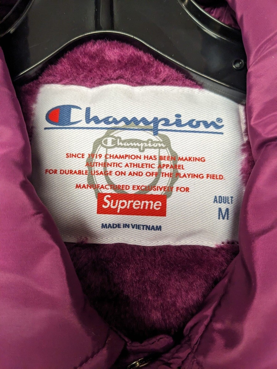Supreme×Champion 2018 f/w Coaches Jacket Supreme-Champion-Label-Coaches