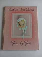 Vintage Baby's Own Story Year By Year Record Book By Cecile Lamb - 1941 Unused