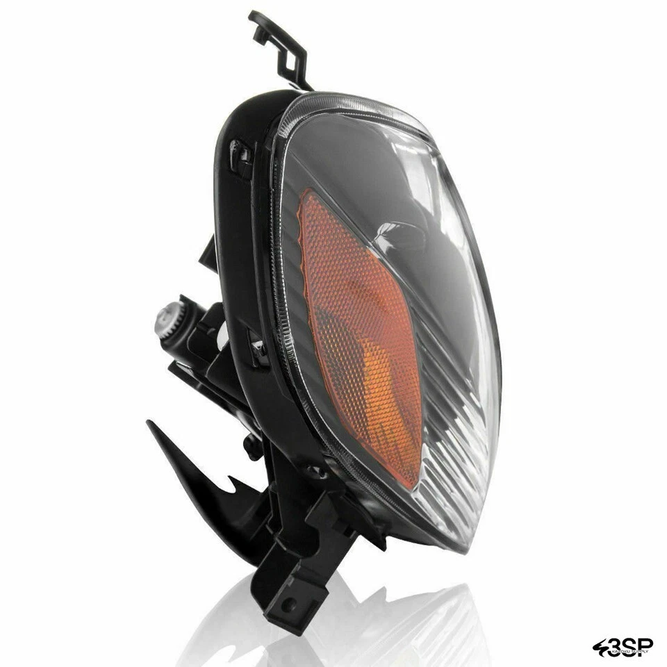 Juego de faros delanteros carcasa negra izquierda+derecha para Toyota Corolla 2003-2008 Foto 4 de 4