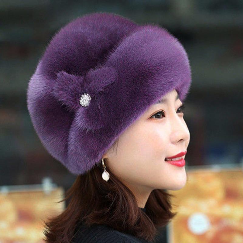 Winter Fashion Hat For Women Fashion Outdoor Warm Hats Thick Warm All-Match
