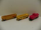 Ho Model Railroad Set of Three Cars