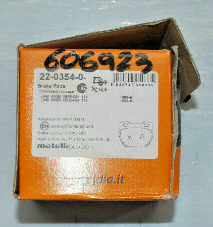 22-0354-0- IDIA METELLI KIT PASTIGLIE FRENO PER LAND ROVER DEFENDER - Picture 1 of 2