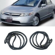 Restricción de goma para puerta delantera izquierda + derecha para Honda Civic 2006-2011 sedán EE. UU.