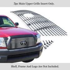 For 2005-2010 Toyota Tacoma Upper Stainless Steel Chrome Billet Grille Insert