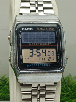 Casio AL-180 Module 2505 Quartz Chrono Alarm Digital Vintage Mens