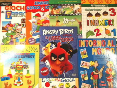 8 BÜCHER AKTIVITÄT SPIELEN FARBE UND LEHRREICH FÜR KINDER UMSCHLAG 19