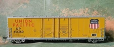Details West 53' DPD Evans Reefer ~ UNION PACIFIC ~ Bunkerless Rd# 451360 - HO