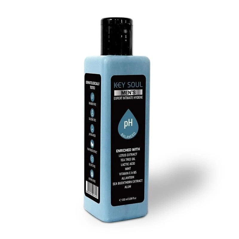 Higiene para hombres Lavado íntimo - Elimina olores, sensación de limpieza, lavado de bolas para hombres 100 Foto 3 de 4