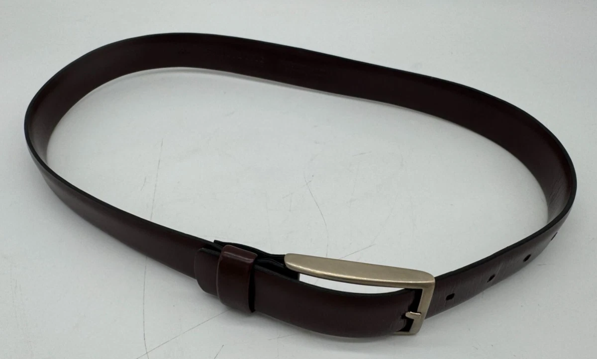 Vintage Kenneth Cole NY Handcrafted genuine Leather Belt size 40/100 Kenneth Cole silver Leather Belt 36 | Mercari main image 2