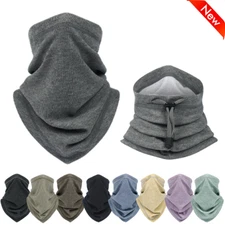 Winter Neck Warmer Gaiter Fleece Windproof Face Mask Cover Cold Weather Scarf