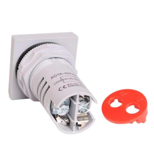 22mm Square LED Digital Display Voltmeter Signal Lamp Voltage Gauge Meter - Picture 7 of 12