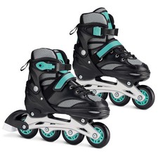 Pattini in Linea Regolabili Roller Skates Inline - Pattini a Rotelle EU 39-42