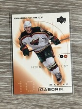 2001-02 Upper Deck Challenge for the Cup Marian Gaborik #42 Minnesota Wild