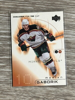 2001-02 Upper Deck Challenge for the Cup Marian Gaborik #42 Minnesota Wild
