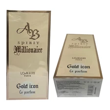 Spirit Millionaire Gold Icon by Lomani Paris 3.3oz EDP for Women NEW SEALED Box