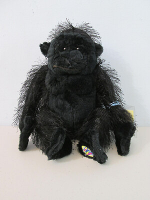 Webkinz Black Gorilla Monkey Plush Stuffed Animal 8'' HM040 New Sealed Code